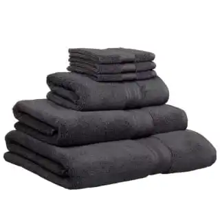 B&M Signature Zero Twist Bath Sheet - Charcoal - Image 3
