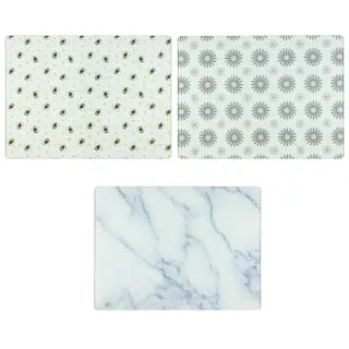 B&M Glass Chopping Board - Geo - Image 2