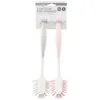 B&M Suction Dish Brushes 2pk - Grey & Blush