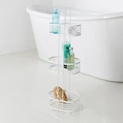 Addis Powder Coated 3 Tier Caddy - White