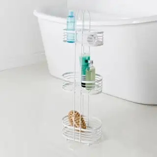 Addis Powder Coated 3 Tier Caddy - White