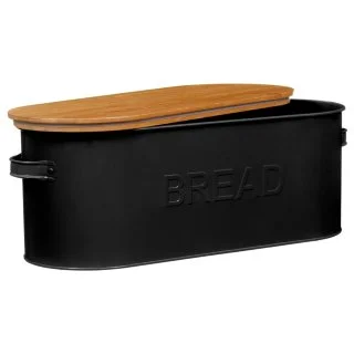 B&M The Organised Kitchen Bread Bin - Black - Image 3