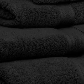 B&M Signature Bath Towel - Black - Image 2