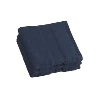 B&M Signature Zero Twist Face Cloth - Navy
