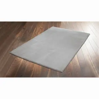 B&M Microplush Rug 60 X 110cm - Silver