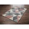 B&M Blush Geo Rug 100 X 150cm