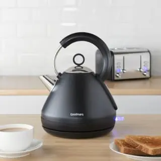 Goodmans Pyramid Kettle 1.5L - Matt Black - Image 3