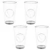 B&M Heart Glasses 4pk