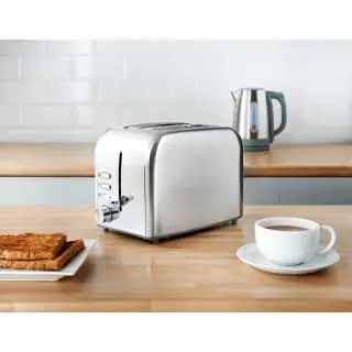 Goodmans 2 Slice Stainless Steel Toaster - Silver