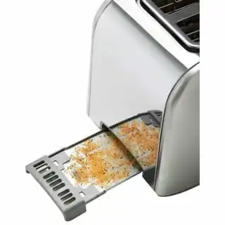 Goodmans 2 Slice Stainless Steel Toaster - Silver - Image 3
