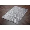 B&M Lexi Microplush Rug 110 X 160cm - Grey