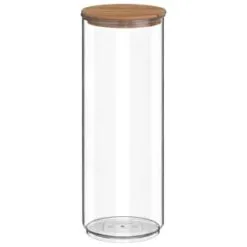 B&M Tall Storage Container With Bamboo Lid