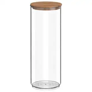 B&M Tall Storage Container With Bamboo Lid