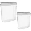 B&M Cereal Storage Container Set 2pk - Grey