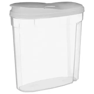 B&M Cereal Storage Container Set 2pk - Grey - Image 4