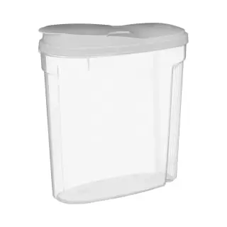 B&M Cereal Storage Container Set 2pk - Grey - Image 2