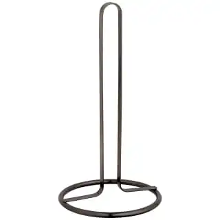 B&M Nickel Kitchen Roll Holder - Black