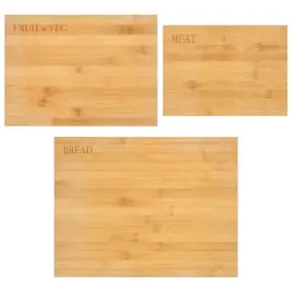 B&M Bamboo Chop Boards 3pc - Image 2