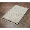 Heritage Collection Sahara Tassels Rug 60 X 110cm - Cream