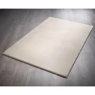 B&M Micro Plush Rug 60 X 110cm - Cream