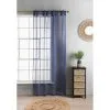 Home & Co Amber Plain Voile 55 X 90" - Navy