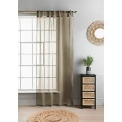 Home & Co Amber Plain Voile 55 X 90" - Natural