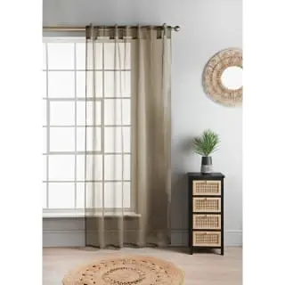 Home & Co Amber Plain Voile 55 X 90" - Natural