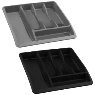 Addis Cutlery Drawer Organiser - Black - Image 2