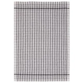 B&M Check Tea Towels - Black 3pk - Image 3