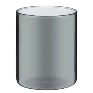 B&M Urban Paradise Small Smokey Glass Jar With Stainless Steel Lid - Image 2