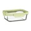 B&M Green Glass Food Container - Medium