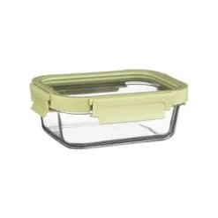 B&M Green Glass Food Container - Small