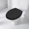 B&M Tongue & Groove Toilet Seat - Black
