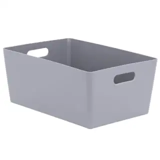 Home Essentials Soho Storage Tub 15 X 35 X 26cm - Grey
