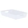 Home Essentials Soho Storage Tray 8 X 35 X 26cm - White