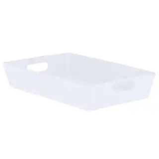 Home Essentials Soho Storage Tray 8 X 35 X 26cm - White