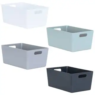 Home Essentials Soho Storage Tub 11 X 25.5 X 17cm - Grey - Image 2