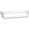 Home Essentials Clear Organiser Plastic Tray - Long