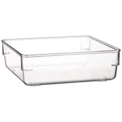 Home Essentials Clear Organiser Plastic Tray - Medium