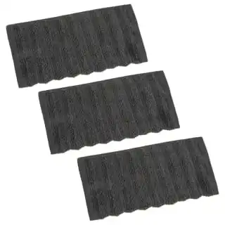 B&M Retreat Face Cloth 3pk - Charcoal - Image 2