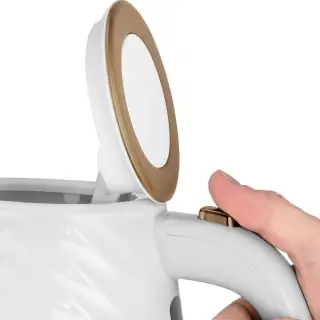 Russell Hobbs Groove Kettle 1.7L - White & Gold - Image 2