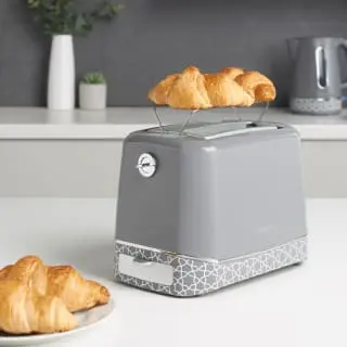 Goodmans Grey Geo 2 Slice Toaster - Image 4