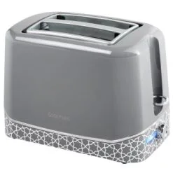 Goodmans Grey Geo 2 Slice Toaster