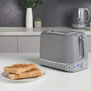 Goodmans Grey Geo 2 Slice Toaster - Image 3