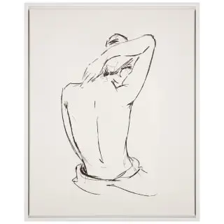 B&M Lady Figurine Canvas Print - Arm