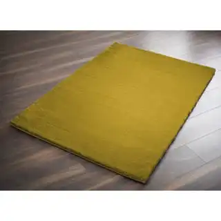 B&M Luxury Faux Fur Rug 60 X 110cm - Ochre