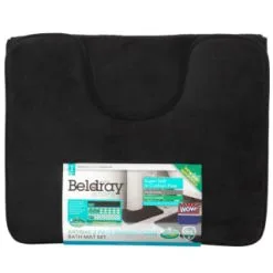 B&M Bath Mat Set - Black