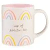 B&M Slogan Printed Mug - Cup Of Positivi-Tea