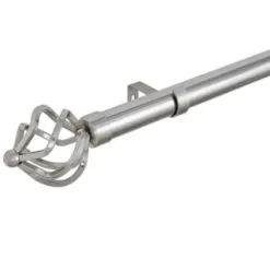 B&M Steel Mace Cage Curtain Pole 70 - 120cm