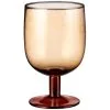 B&M Amber Bubble Effect Wine Glass